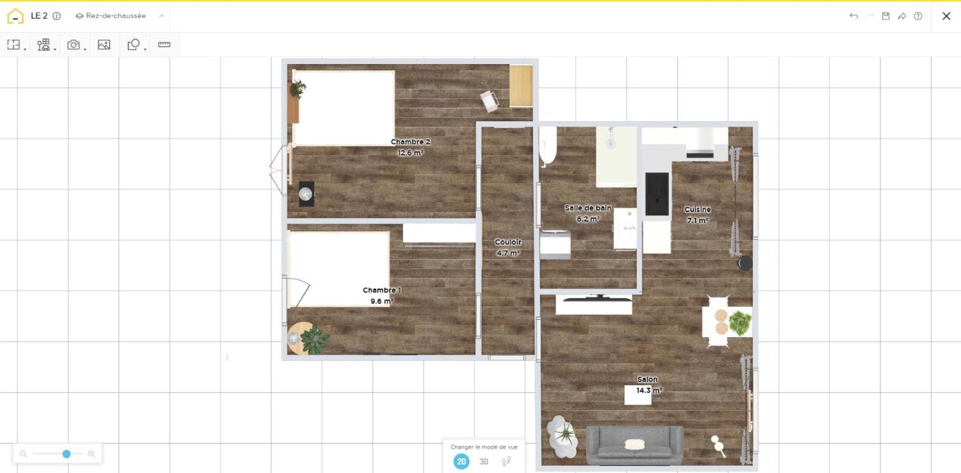 # Le 2 # Tres Beau T3 1er Etage Confort, Neuf, Centre Mulhouse